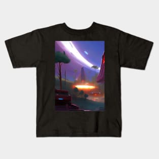 PORTAL TO THE STARS Kids T-Shirt